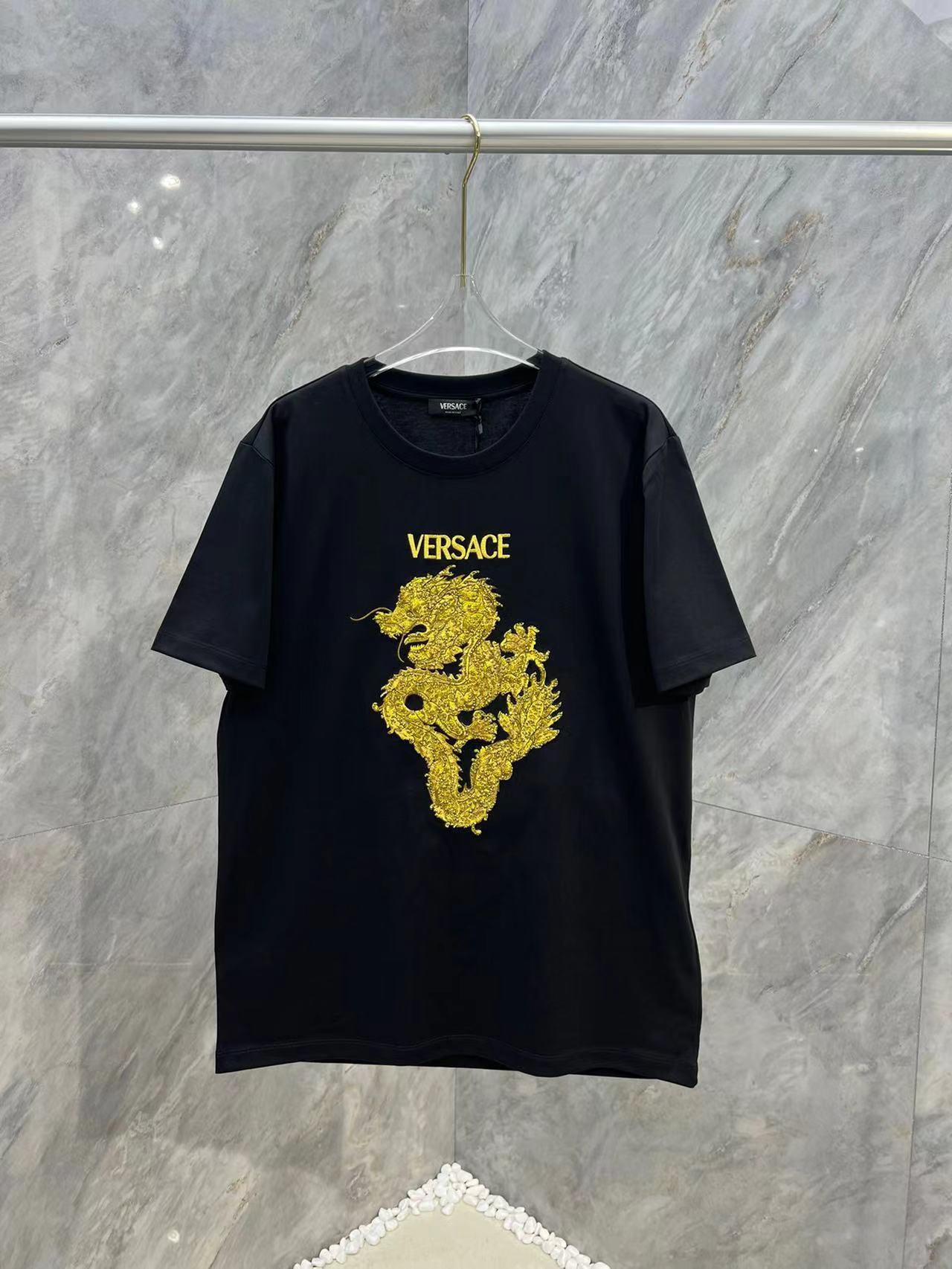 20240407 Versace潮流T恤短袖 凡賽斯 范思哲短袖 海外專櫃原單代購 專櫃官網同步在售