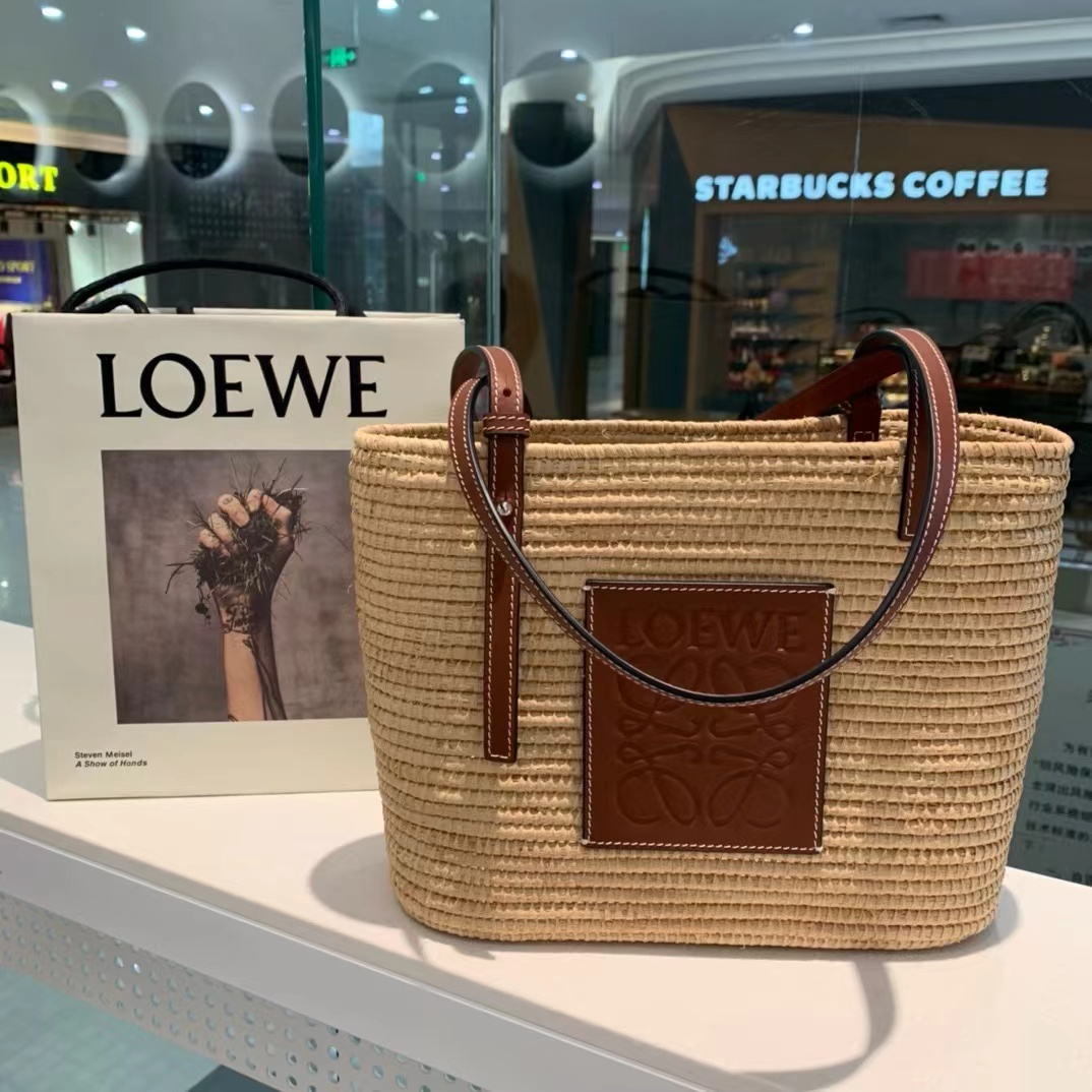 20240520 LOEWE編織購物包 海外原單 歐美代購 台北101專櫃官網同步在售