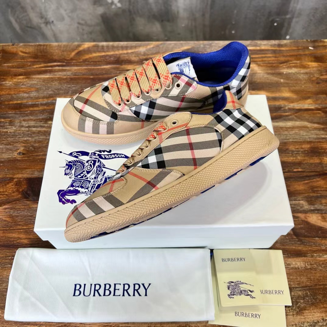 20240709 Burberry 博柏利潮流休閒運動鞋 海外原單 歐美代購 台北101專櫃官網同步在售 2色可選